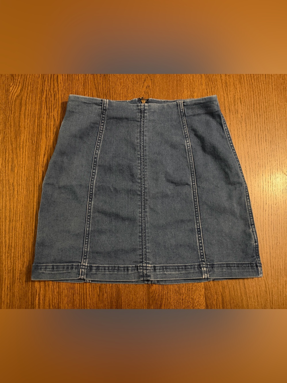 Free People Modern Femme Mini Denim Skirt Size 10